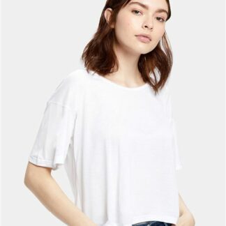 Women's Boxy Open Neck Tee