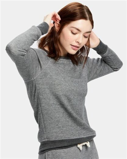 Women's French Terry Raglan Boat Neck