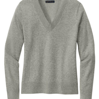 Brooks Brothers Women's Cotton Stretch V-Neck Sweater BB18401