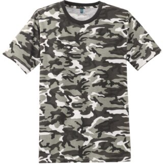DISCONTINUED District Made Mens Camo Perfect Weight Crew Tee. DT104C
