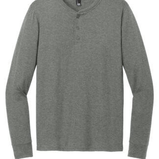 District Perfect Tri Long Sleeve Henley DT145