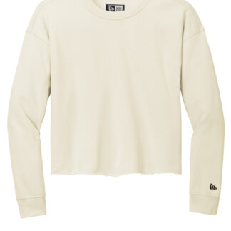 New Era Ladies Tri-Blend Fleece Crop Crew LNEA514