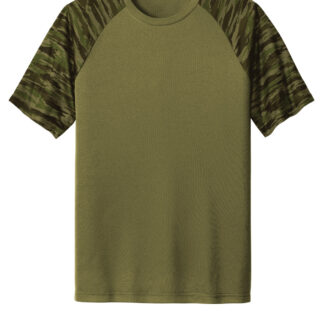 Sport-Tek Drift Camo Colorblock Tee ST376